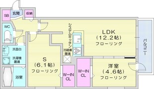 アルファスクエア北12西3の物件間取画像